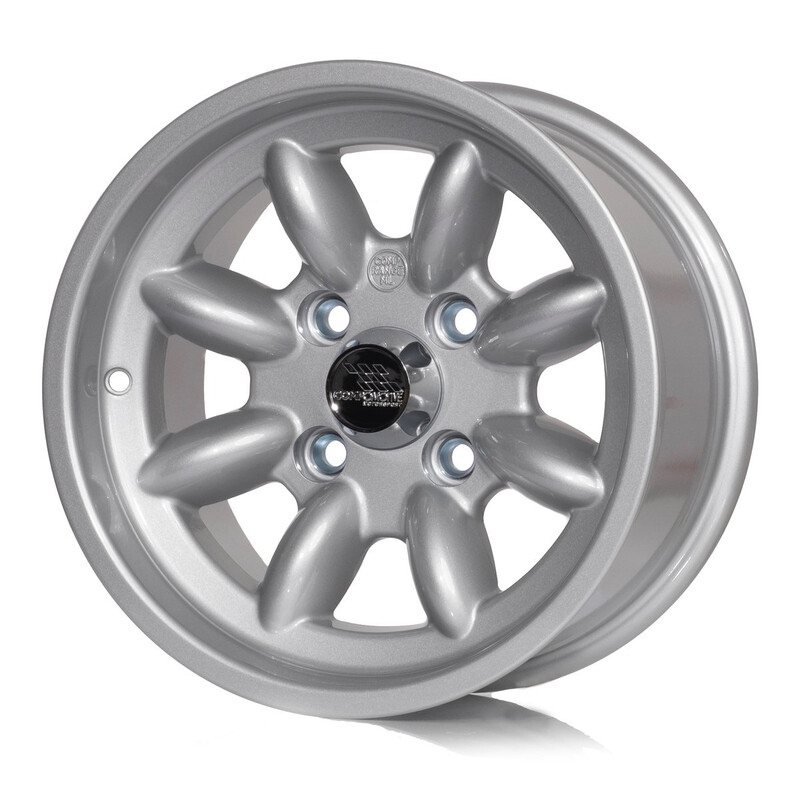 Jante Compomotive ML 1372 13x7" 4x100 ET0, Argent (VW/Opel/BMW - 73 mm)