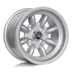 Jante Compomotive ML 1381 13x8" 4x100 ET-12, Argent (VW/Opel/BMW - 73 mm)