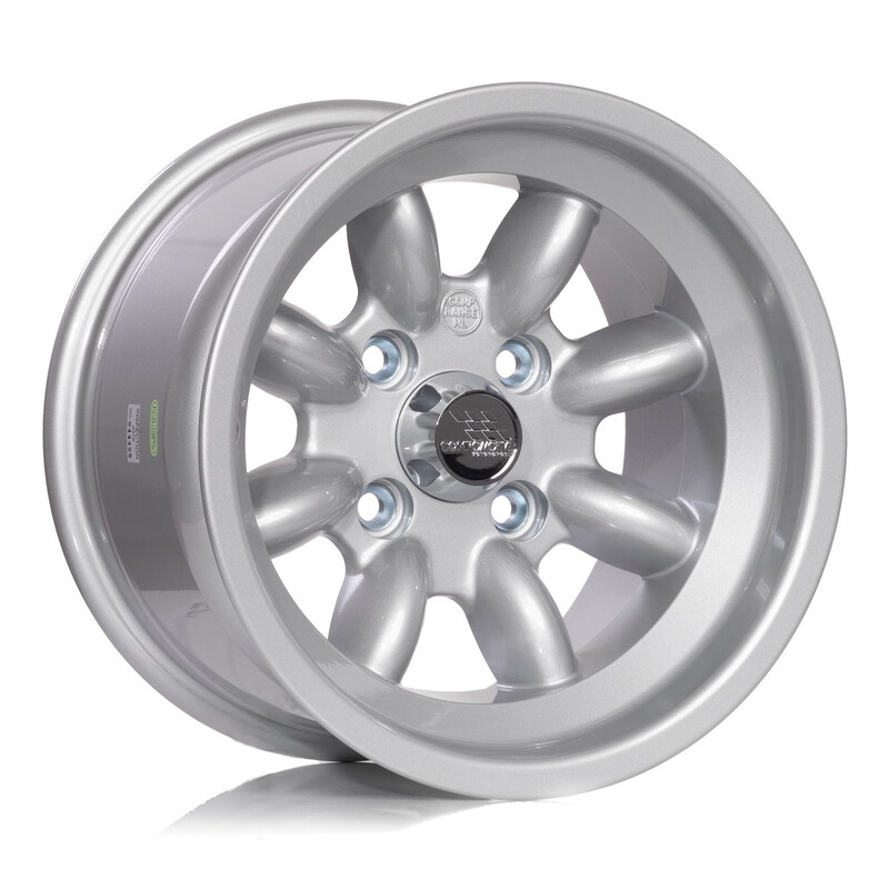 Jante Compomotive ML 1381 13x8" 4x108 ET-12, Argent (Ford - 63.5 mm)