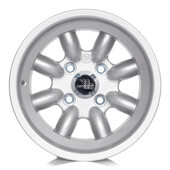 Jante Compomotive ML 1381 13x8" 4x108 ET-12, Argent (Ford Groupe 4 - 63/78 mm)