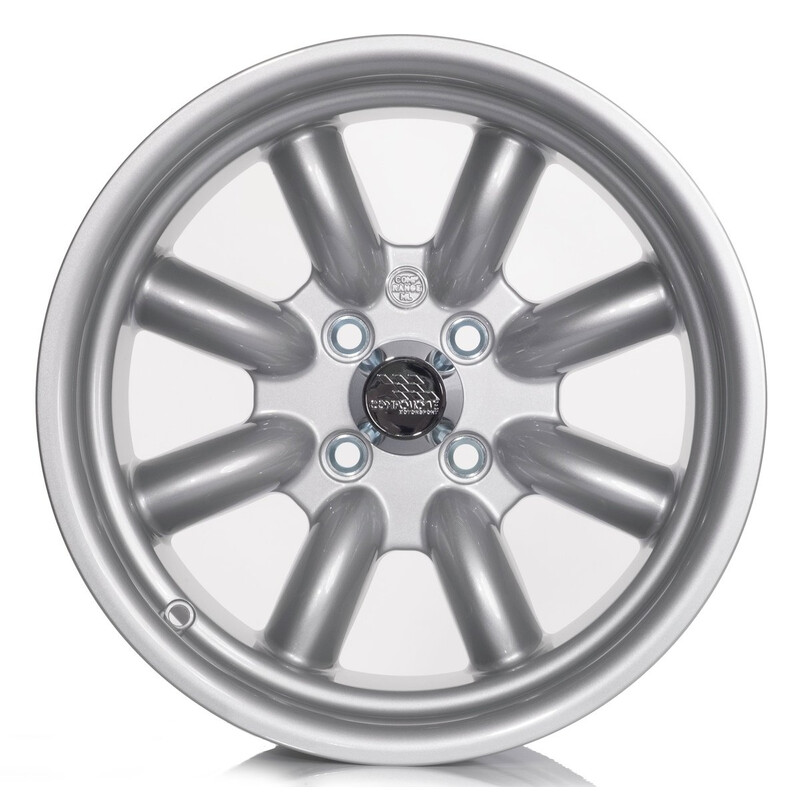 Jante Compomotive ML 1591 15x9" 4x100 ET0, Argent (VW/Mazda/Opel - 73 mm)