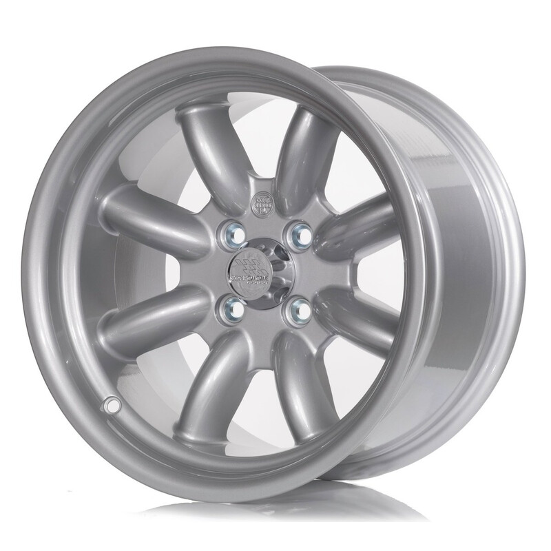 Jante Compomotive ML 1591 15x9" 4x100 ET0, Argent (VW/Mazda/Opel - 73 mm)