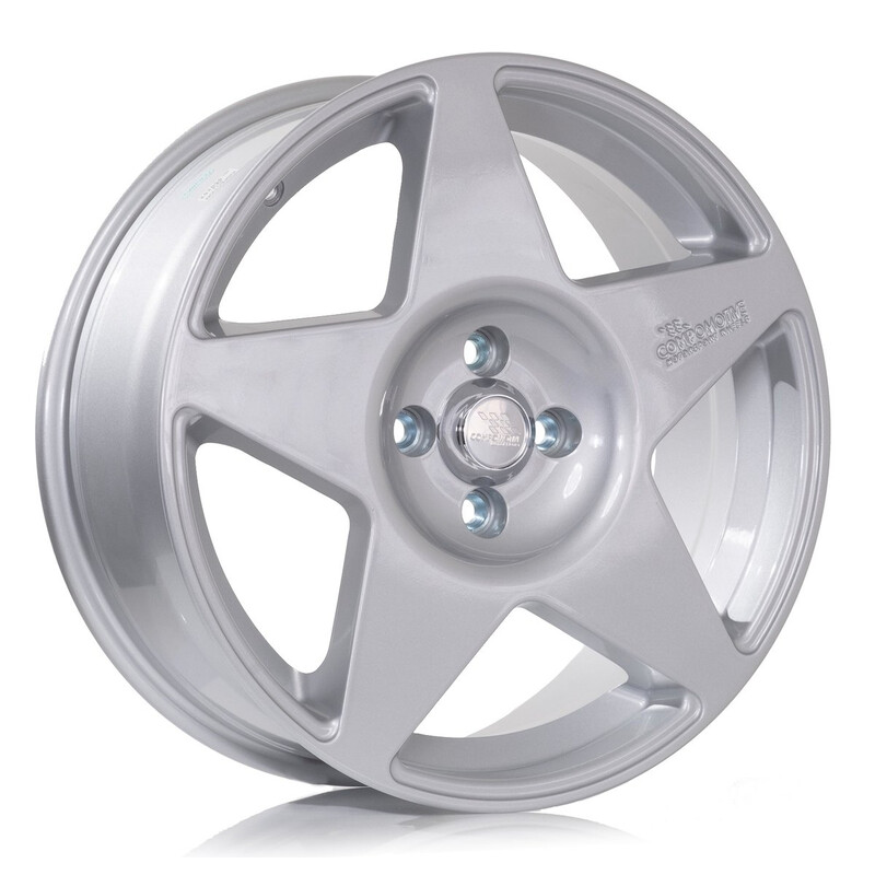 Jante Compomotive MO 1773 17x7" 4x100 ET35, Argent (Opel/VW/Mini - 73 mm)