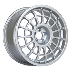Jante Compomotive TH2 1781 17x8" 5x98 ET25, Argent (Lancia Integrale 5 Trous - 58.1 mm)