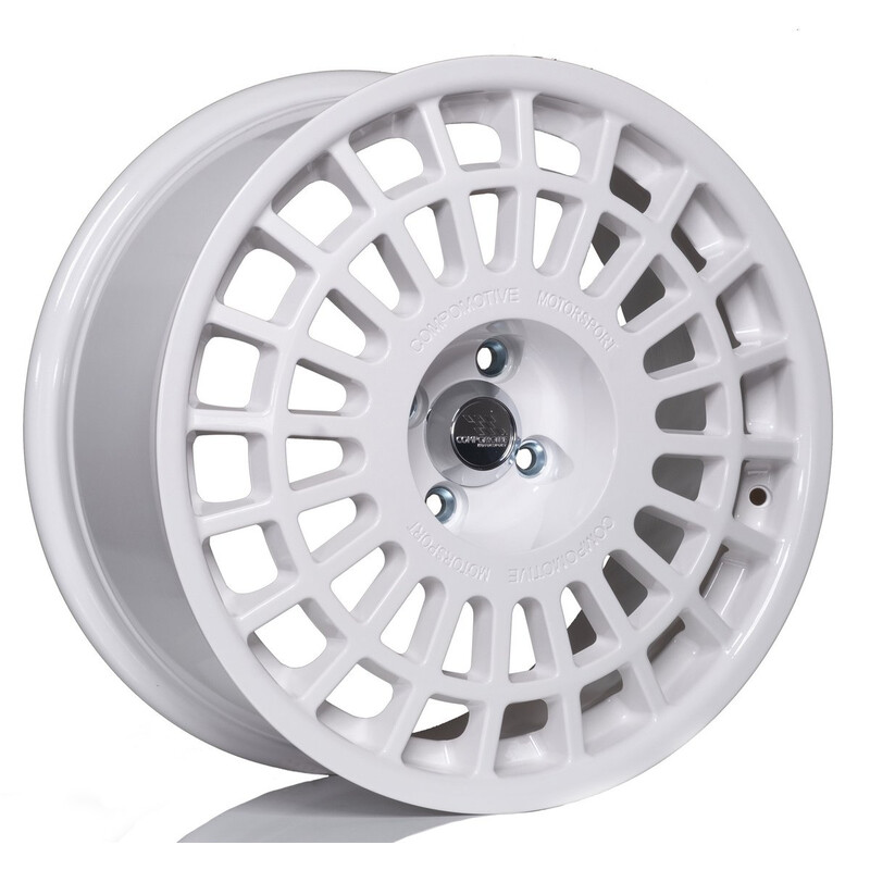 Jante Compomotive TH2 1781 17x8" 4x100 ET35, Blanc (VW/Opel/Renault/Nissan/Honda - 73 mm)