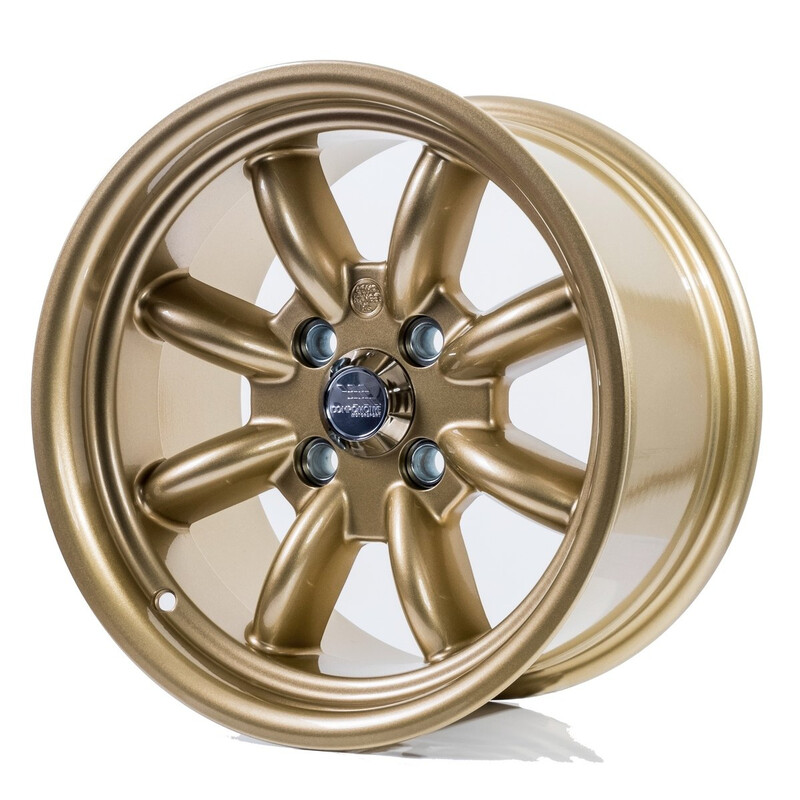 Jante Compomotive ML 1381 13x8" 4x108 ET-12, Doré (Ford Groupe 4 - 63/78 mm)