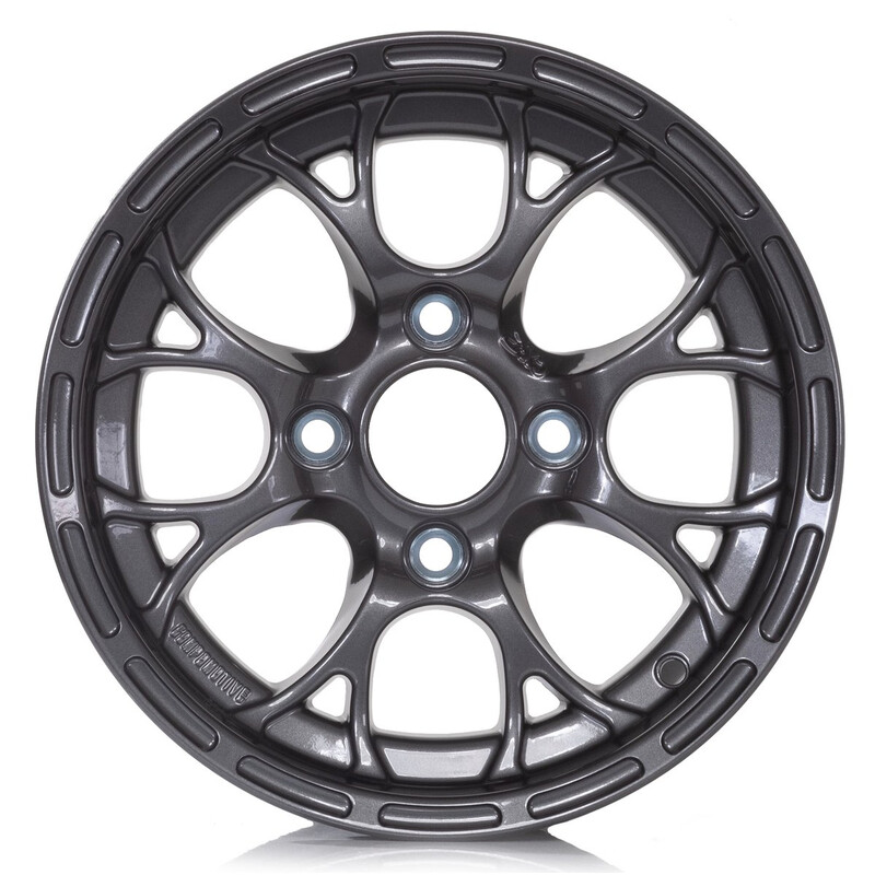 Jante Compomotive CXR 1363 13x6" 4x108 ET0, Gris Métallisé (Ford - 63.5 mm)