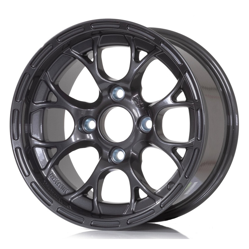 Jante Compomotive CXR 1363 13x6" 4x108 ET0, Gris Métallisé (Ford - 63.5 mm)