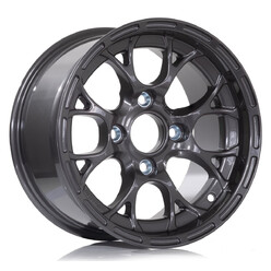 Jante Compomotive CXR 1363 13x6" 4x108 ET18, Gris Métallisé (Ford - 63.5 mm)