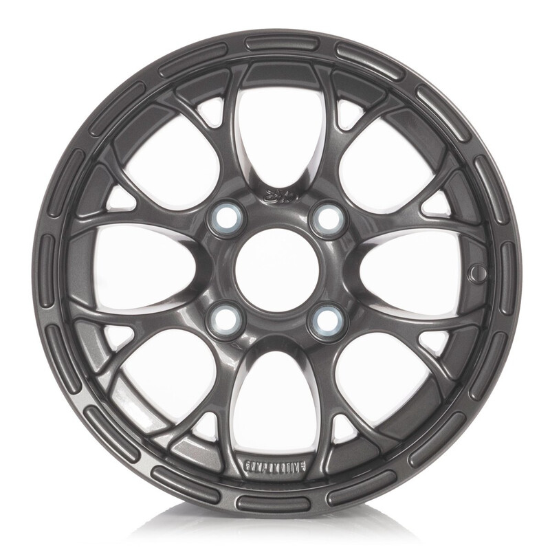 Jante Compomotive CXR 1382 13x8" 4x108 ET35, Gris Métallisé (Ford - 63.5 mm)