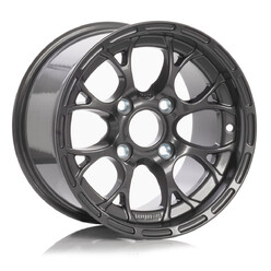 Jante Compomotive CXR 1382 13x8" 4x100 ET20, Gris Métallisé (Renault/Opel/VW - 73 mm)