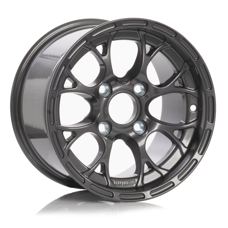 Jante Compomotive CXR 1382 13x8" 4x100 ET20, Gris Métallisé (Renault/Opel/VW - 73 mm)