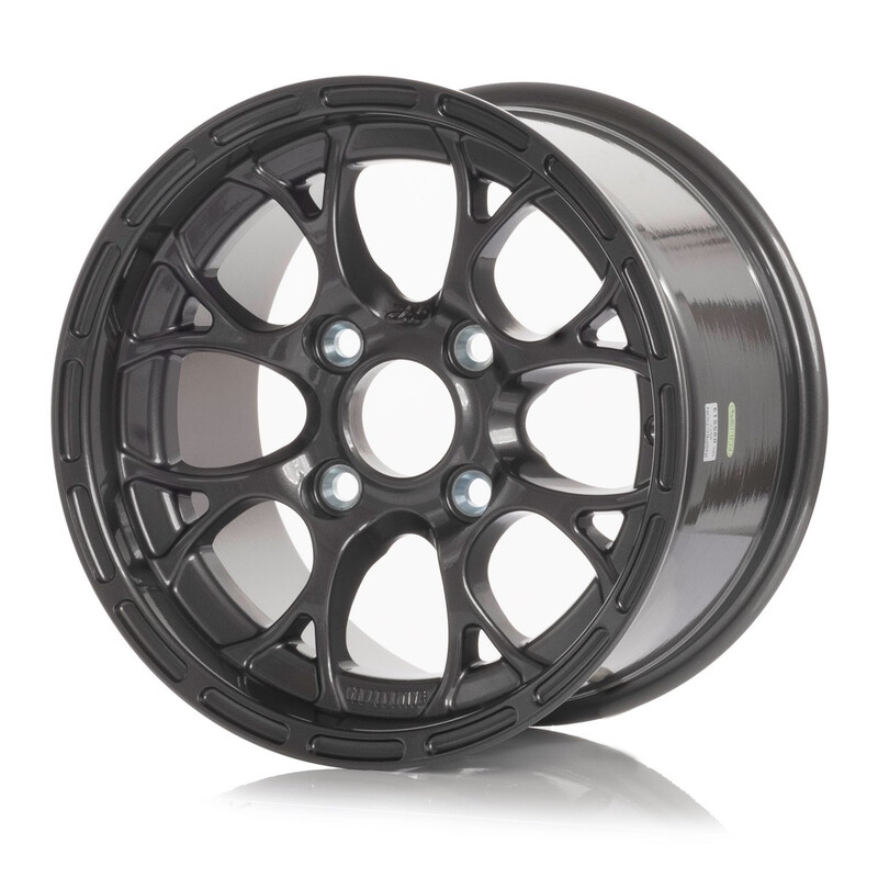 Jante Compomotive CXR 1382 13x8" 4x100 ET20, Gris Métallisé (Renault/Opel/VW - 73 mm)