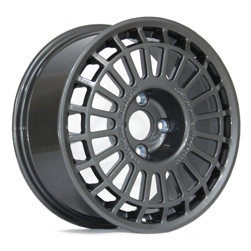 Jante Compomotive TH2 1671 16x7" 4x100 ET35, Gris Métallisé (Opel/VW/Nissan/Honda - 73 mm)