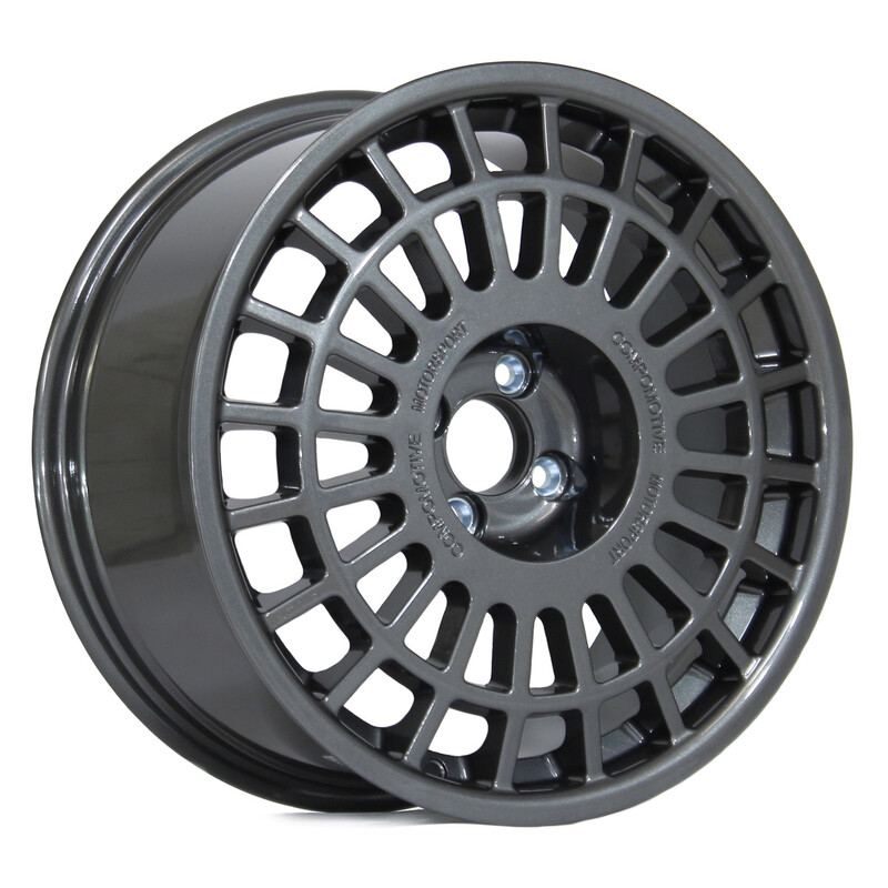 Jante Compomotive TH2 1781 17x8" 5x100 ET35, Gris Métallisé (VW/Subaru/Toyota - 73 mm)