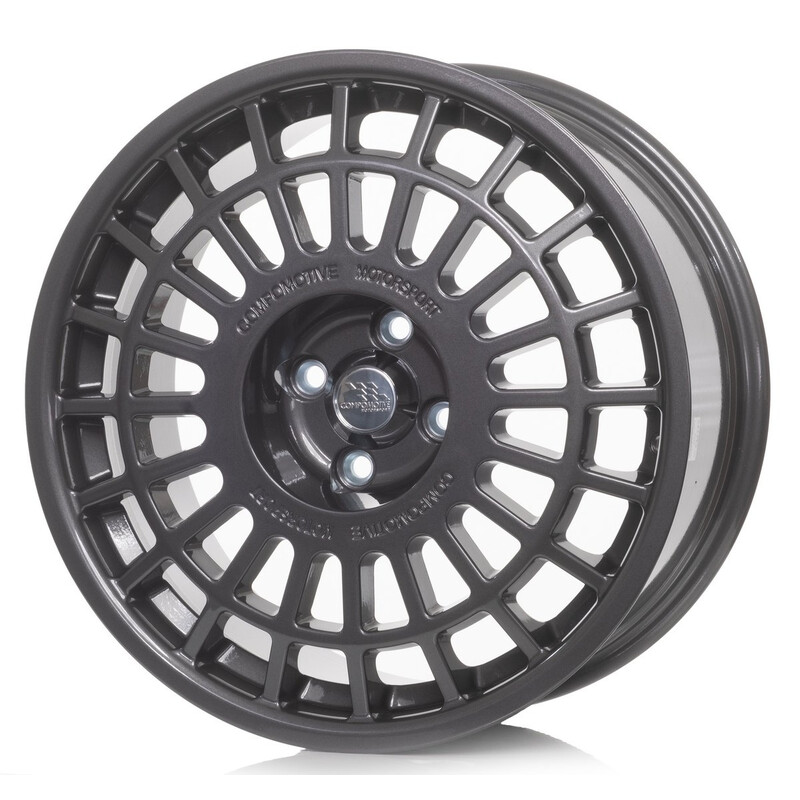 Jante Compomotive TH2 1781 17x8" 5x100 ET35, Gris Métallisé (VW/Subaru/Toyota - 73 mm)