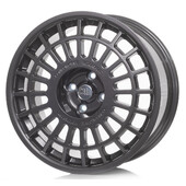 Jante Compomotive TH2 1781 17x8" 4x98 ET35, Gris Métallisé (Fiat 500 - 58.1 mm)