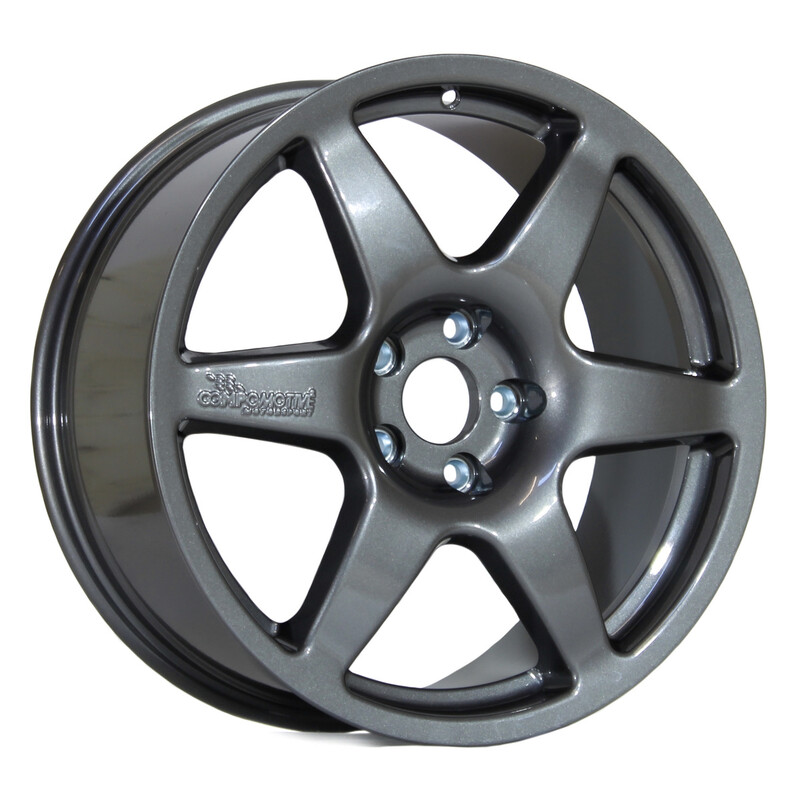 Jante Compomotive MO 1882 18x8" 4x108 ET35, Gris Métallisé (Ford Focus RS MK1 - 63.5 mm)