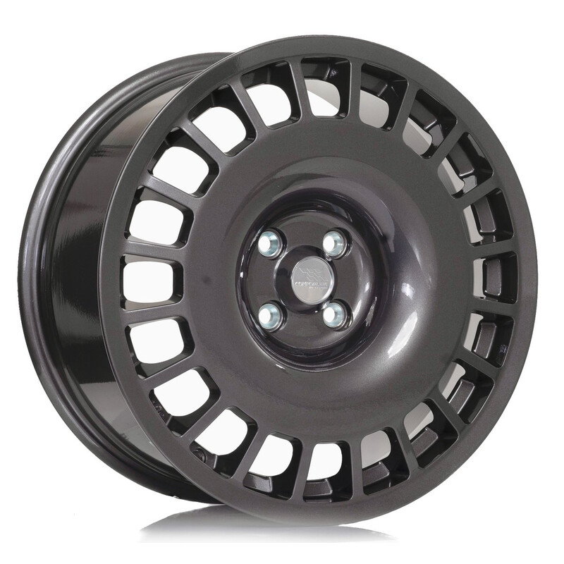 Jante Compomotive TH 1781 17x8" 4x100 ET20, Gris Métallisé (BMW E30/VW - 73 mm)
