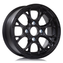 Jante Compomotive CXR 1382 13x8" 4x108 ET20, Noir (Caterham Ar. - 63.5 mm)