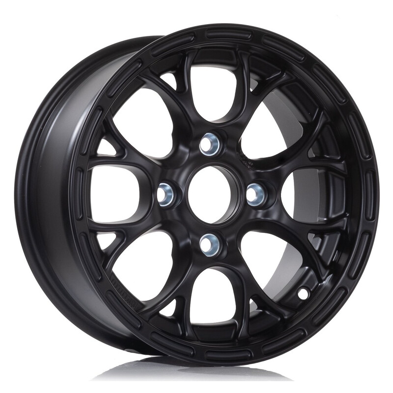 Jante Compomotive CXR 1382 13x8" 4x108 ET20, Noir (Caterham Ar. - 63.5 mm)