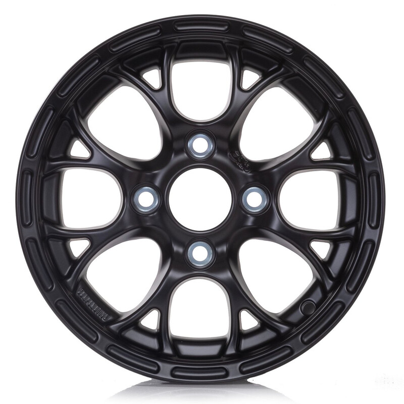 Jante Compomotive CXR 1382 13x8" 4x108 ET20, Noir (Caterham Ar. - 63.5 mm)