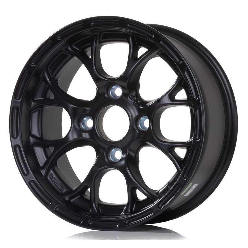 Jante Compomotive CXR 1382 13x8" 4x108 ET20, Noir (Caterham Ar. - 63.5 mm)