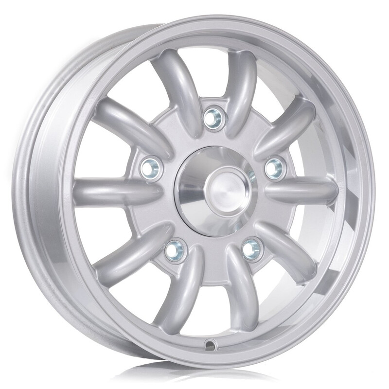 Jante Compomotive HSP 1551 15x5" 5x170 ET32, Argent (Saab 96)