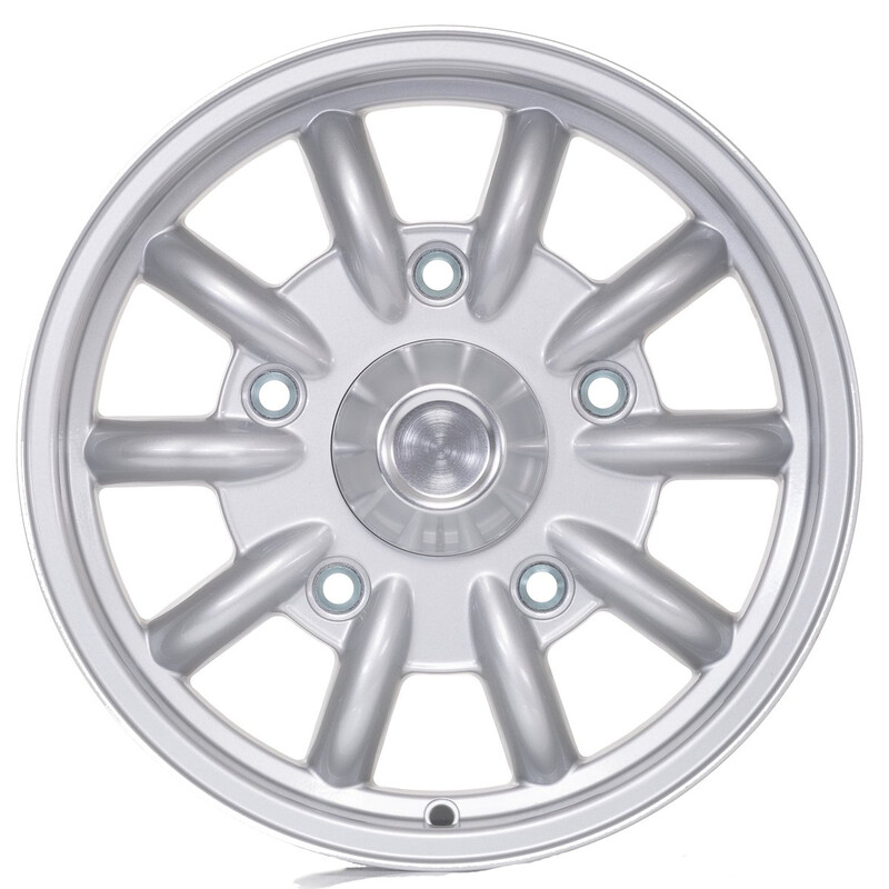 Jante Compomotive HSP 1551 15x5" 5x170 ET32, Argent (Saab 96)