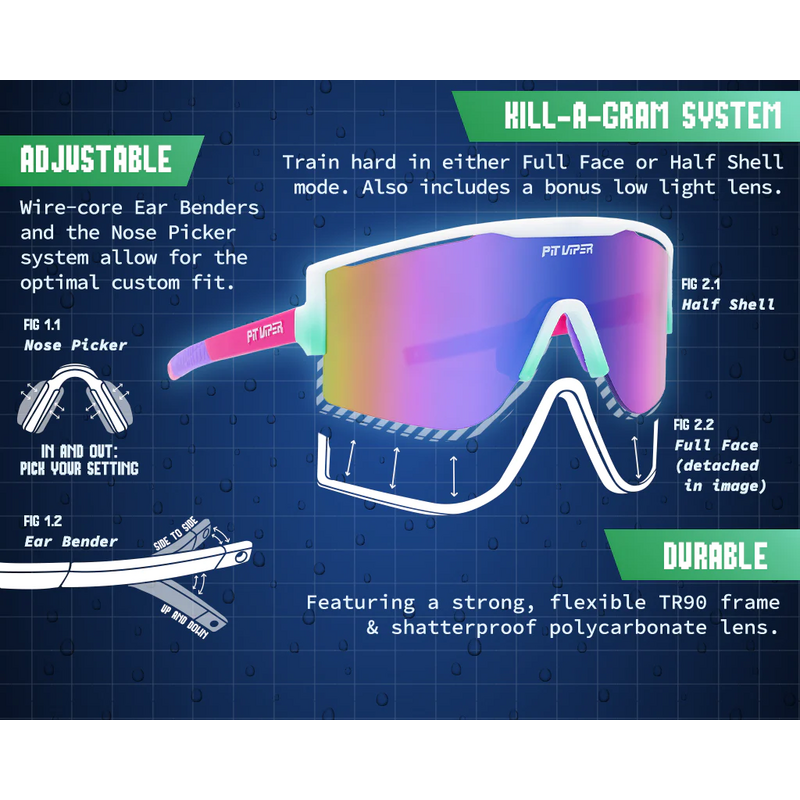 Pit Viper "The Bonaire Breeze | Try-Hard" - Lunettes de Soleil