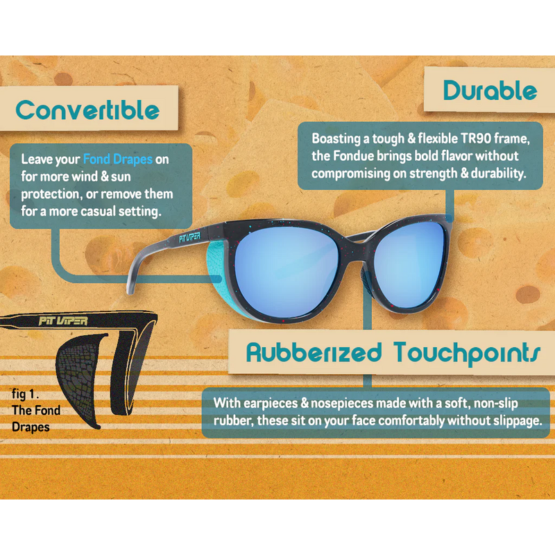 Pit Viper "The Hail Sagan | Fondue" - Lunettes de Soleil