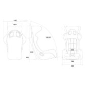 Siège Baquet Atech North (FIA)