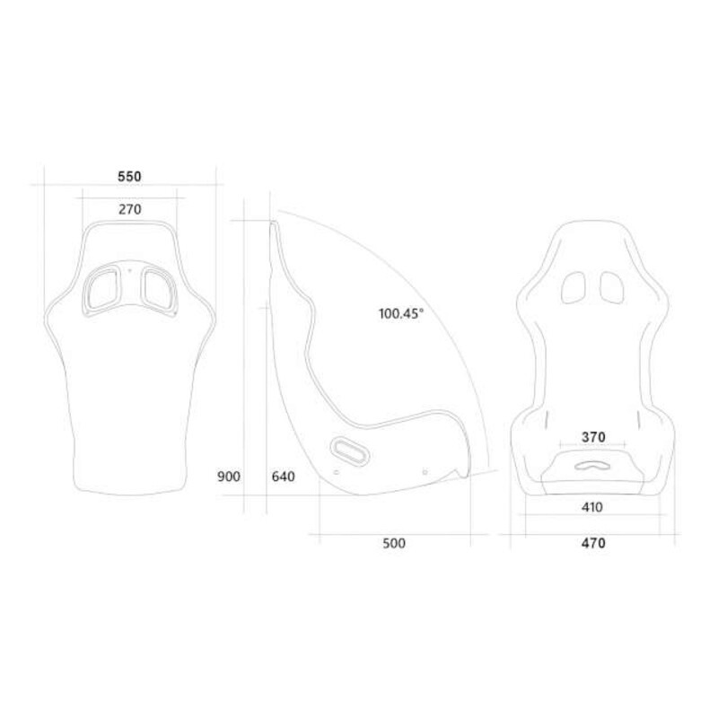 Siège Baquet Atech Cross (FIA)