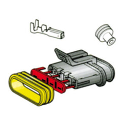 Kit complet connecteur étanche série 1,5mm - 4 voies - femelle