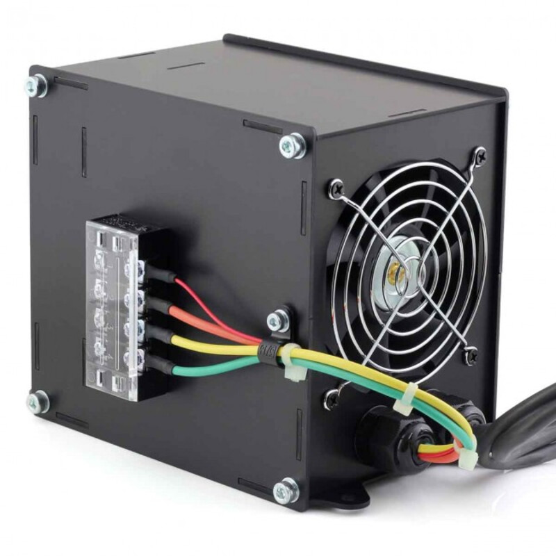 Chauffage d'habitacle électrique 12V 600W - sorties 2x50mm - 187m3/h