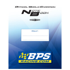 Cahier de note BPS Rallye NoteBook