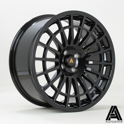 Jante Autostar 500+ 17x8" 4x98 ET30, Noir Brillant