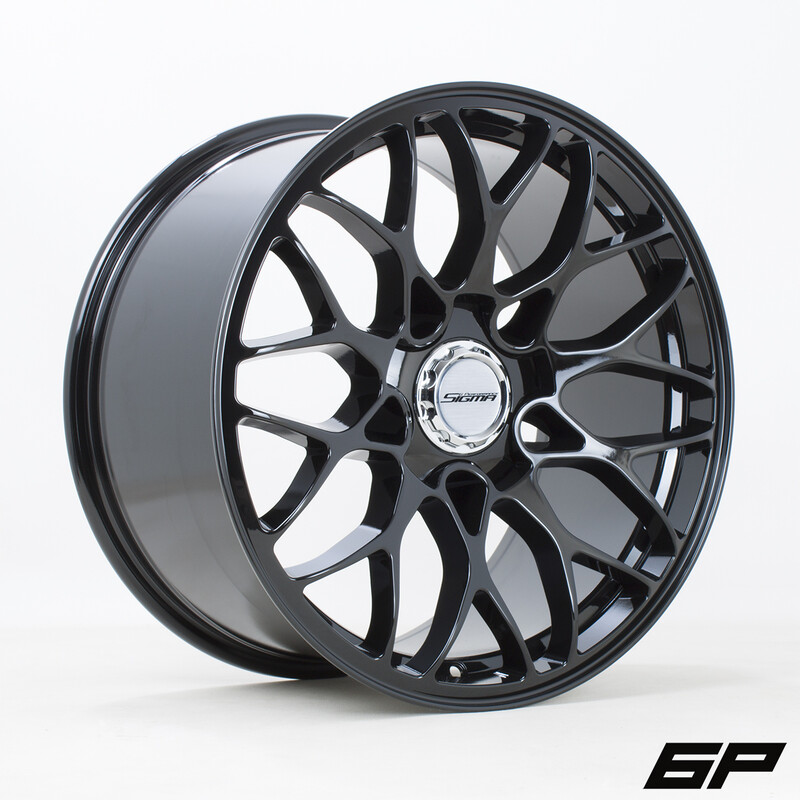 Jante Rota Sigma 18x9.5" 5x120 ET35, Noir Brillant