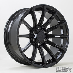 Jante Rota Machette 20x9" 6x139.7 ET10, Noir Brillant