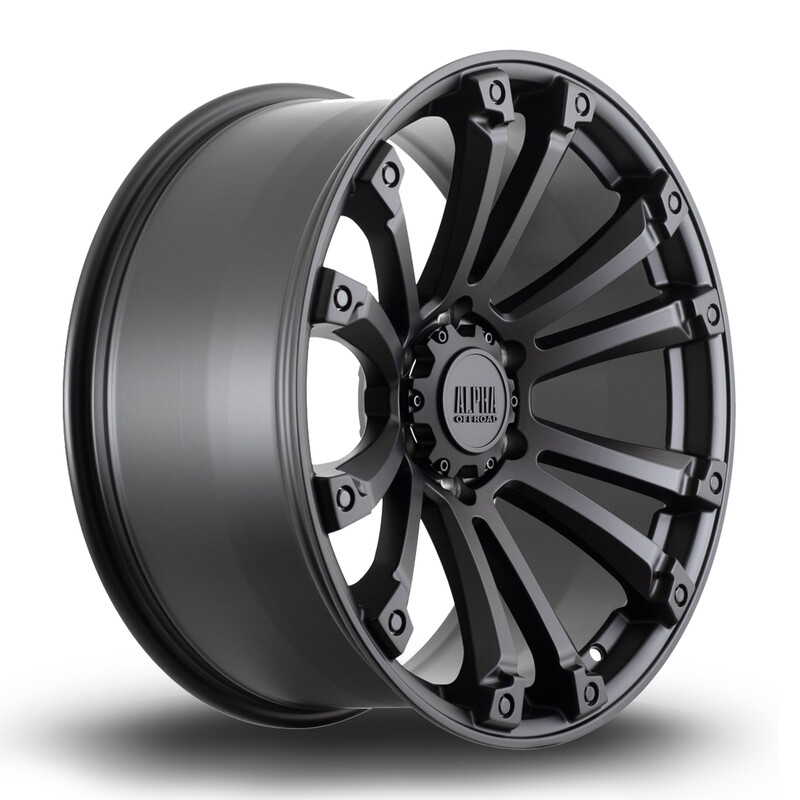 Jante Rota Maverick 20x9" 6x139.7 ET40, Noir Satiné