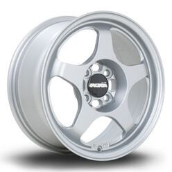 Jante Rota Slipstream 15x7" 4x100 ET35, Gris Argenté