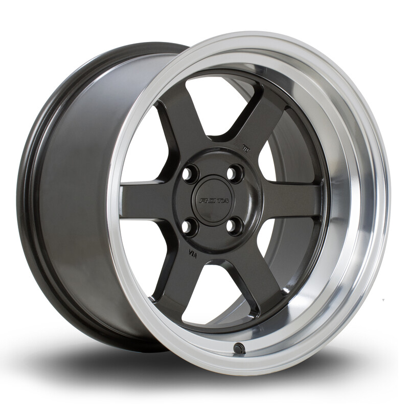 Jante Rota Grid V 16x9" 4x100 ET0, Gunmetal