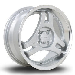 Jante Rota HM3 15x7" 4x100 ET40, Gris Argenté / Poli