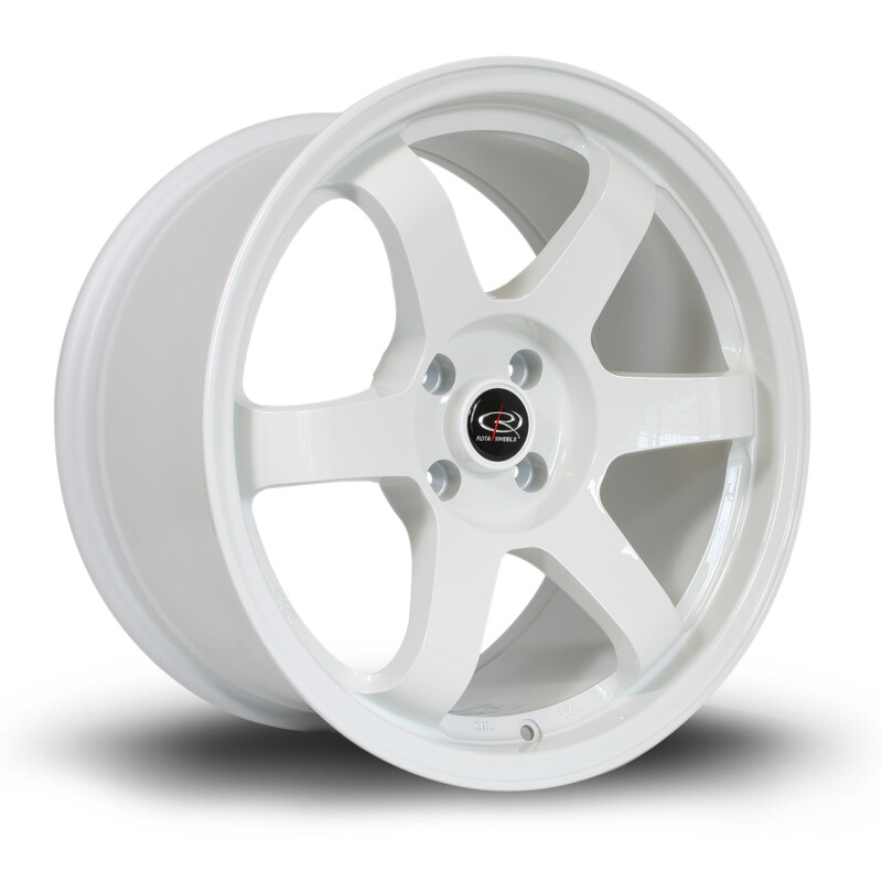 Jante Rota Grid 17x9" 5x114.3 ET42, Blanc