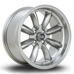 Jante Rota RB-R 16x8" 4x100 ET10, Gris Argenté