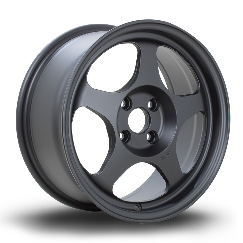 Jante Rota Slipstream 15x7" 4x95.25 ET31, Noir Mat