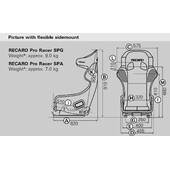 Siège Baquet Recaro Pro Racer Hans SPA (FIA)