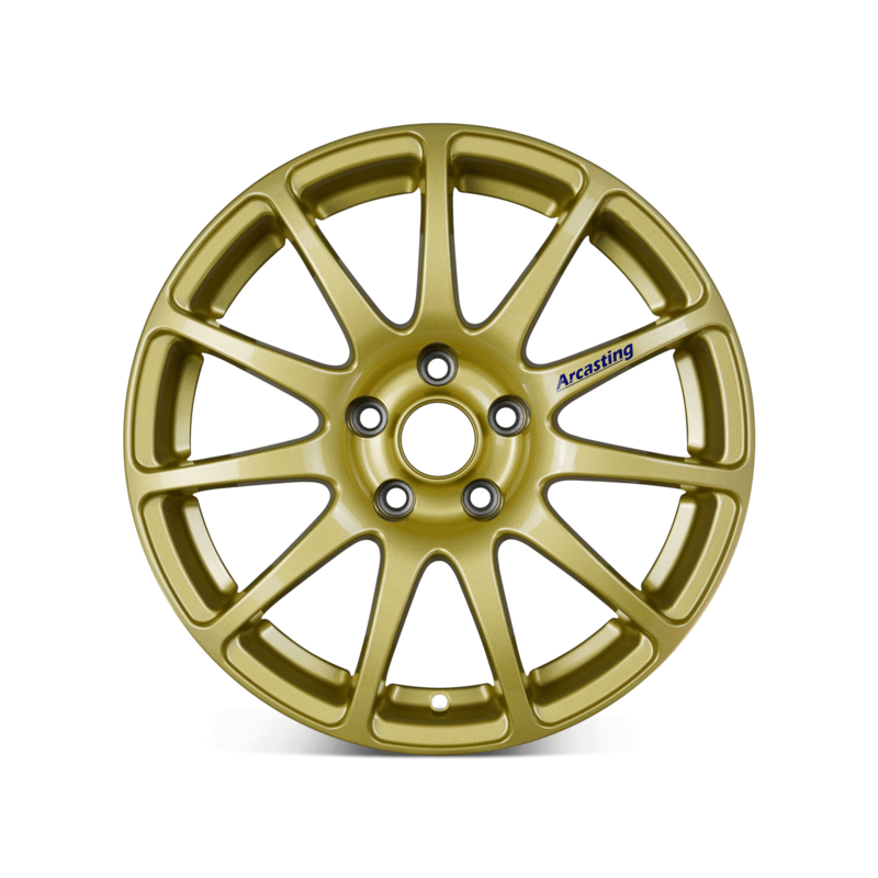 Jante Evo Corse Excalibur 18x8" 5x114.3 ET32, Doré (Alpine A110 Avant)