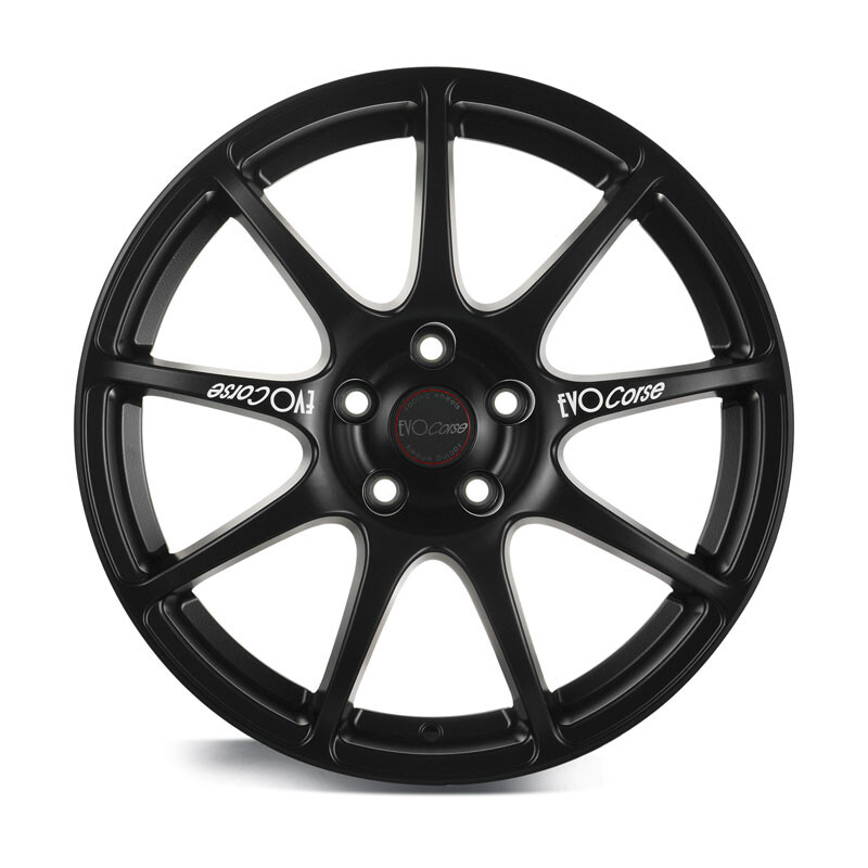 Jante Evo Corse Excalibur 18x9" 5x114.3 ET40, Noir Mat (Alpine A110 Arrière)