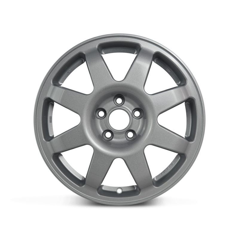 Jante Evo Corse SB9Ragno 17x7" 5x100 ET38, Gris Argenté